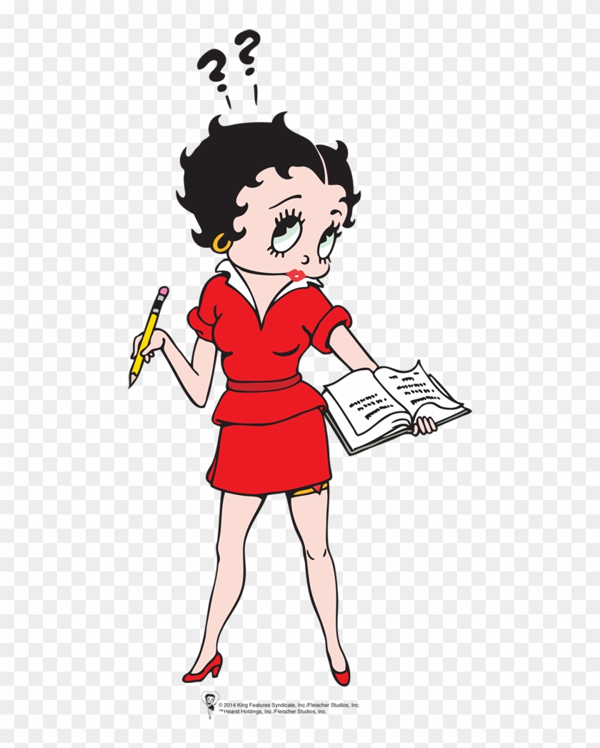 Betty Taking Notes - Betty Boop Working #666991