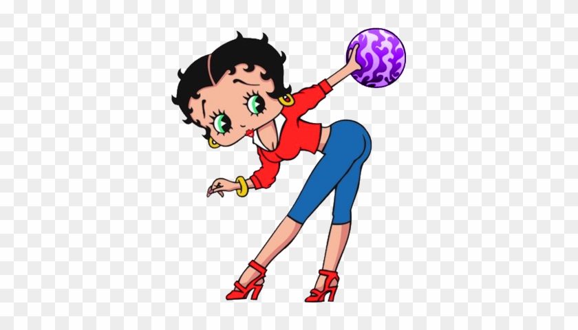 Please Take The Time To Sign My Guest Book - Bowling Betty Boop Embroidery Design #666996