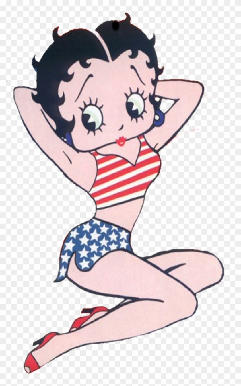 Betty Boop Americas Sweetheart - Betty Boop American Flag #667028