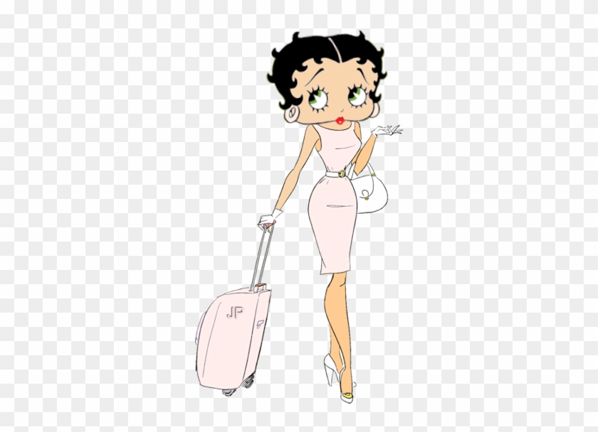 Betty Boop Traveling In Elegant Style - Traveling Betty Boop #667058