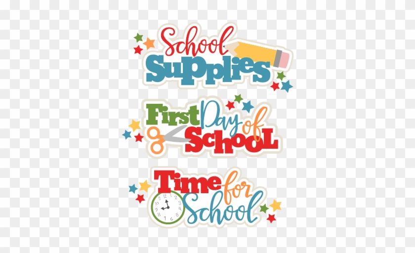 Cut Svg Files School Book Titles Clipart - Scrapbook No School Clipart Png #667149