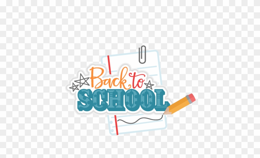 Back To School Title Svg Scrapbook Cut File Cute Clipart - Cute Back To School Png #667158