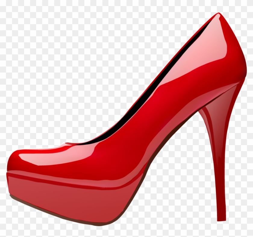 'high-heels' Photo - Red High Heel Transparent #667174
