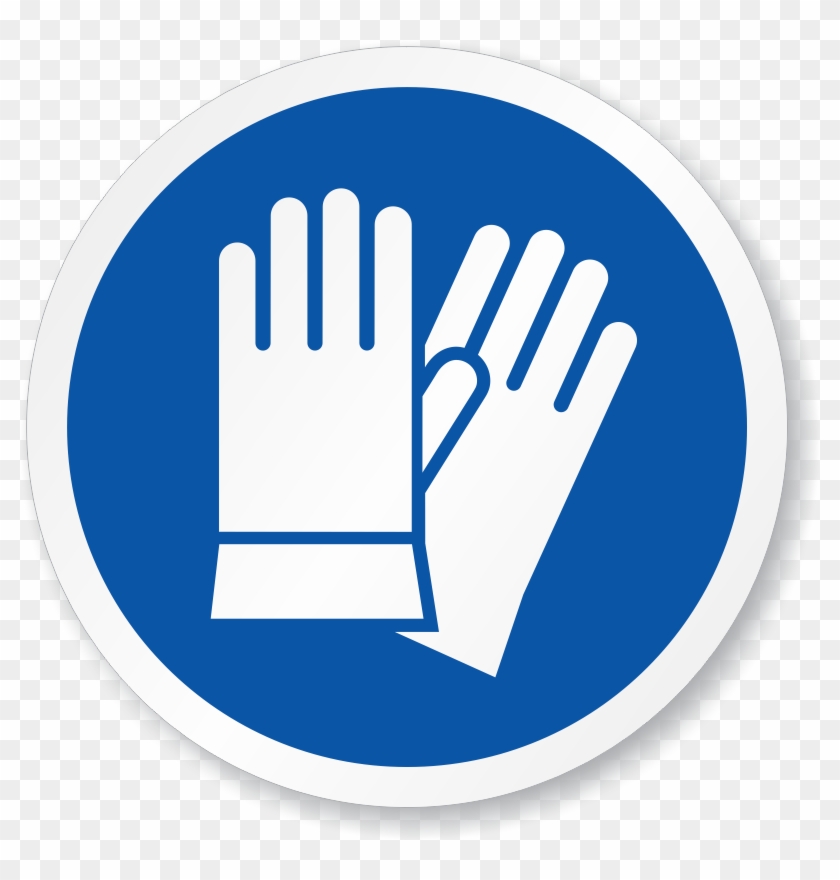 Iso Safety Signs - Safety Gloves Sign #667176