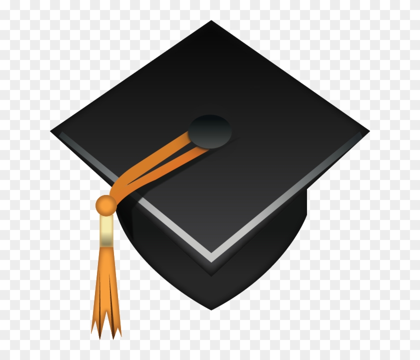 Grad Cap - Graduation Cap Emoji Png #667222