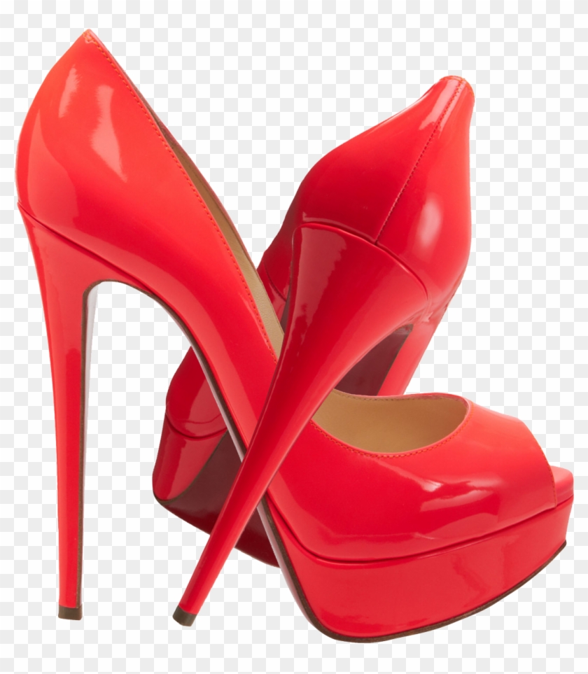 Red Platform Peep Toe Heels Sx3fvg - Sexy Heels Png #667318