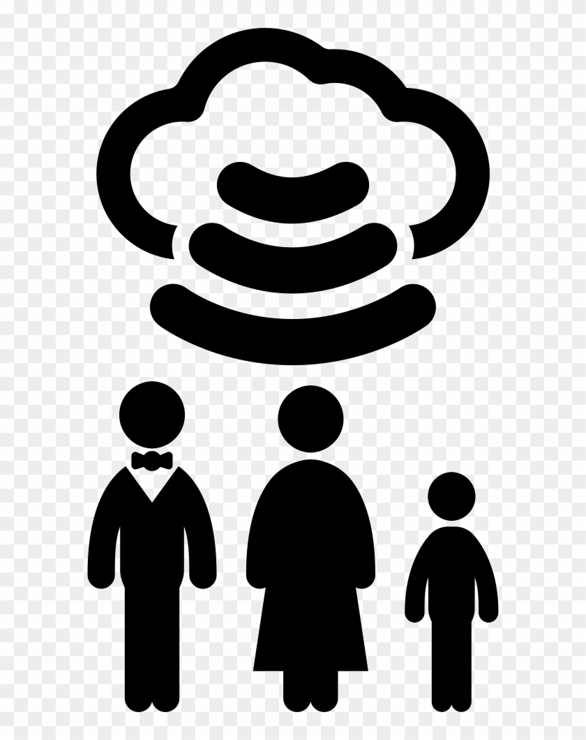 Family Connected With Wifi To Internet Cloud Comments - Internet #667354