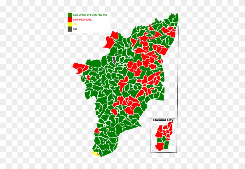 Aiadmk Wins Again And Mgr Is Elected As Cm For The - Tamil Nadu Election Result 2016 Map #667415