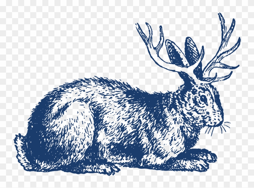 02 Southwark Jackalope Web - Vintage Easter Clip Art #667675