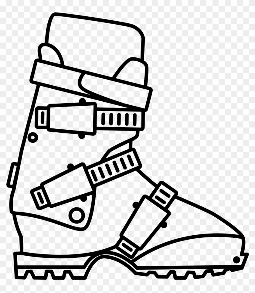 Ski Boot Drawing #667738