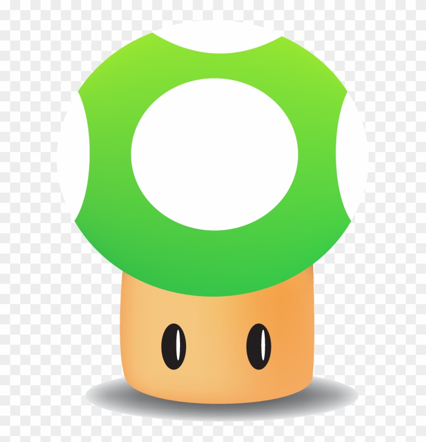 Mario Green Mushroom By Theluuk On Deviantart Mario - Portrait Of A Man #667809