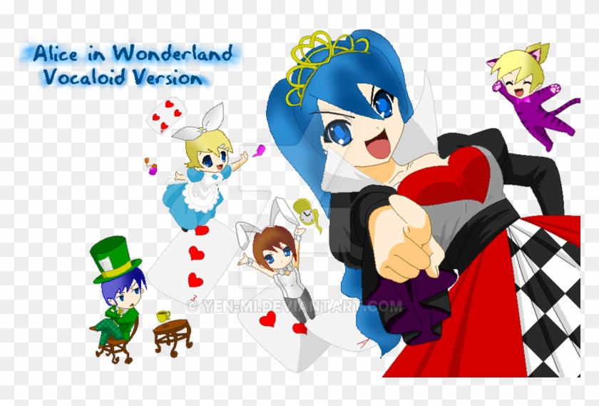 Alice In Wonderland Vocaloid By Yen-mi - Alice In Wonderland Anime #667869