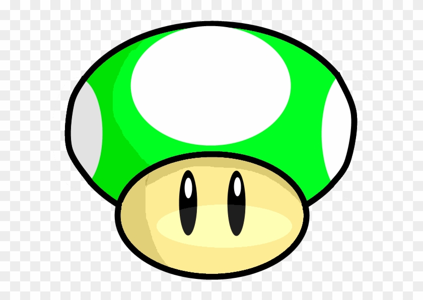 Mario Items - 1 Up Mushroom Mario Transparent Background #667929