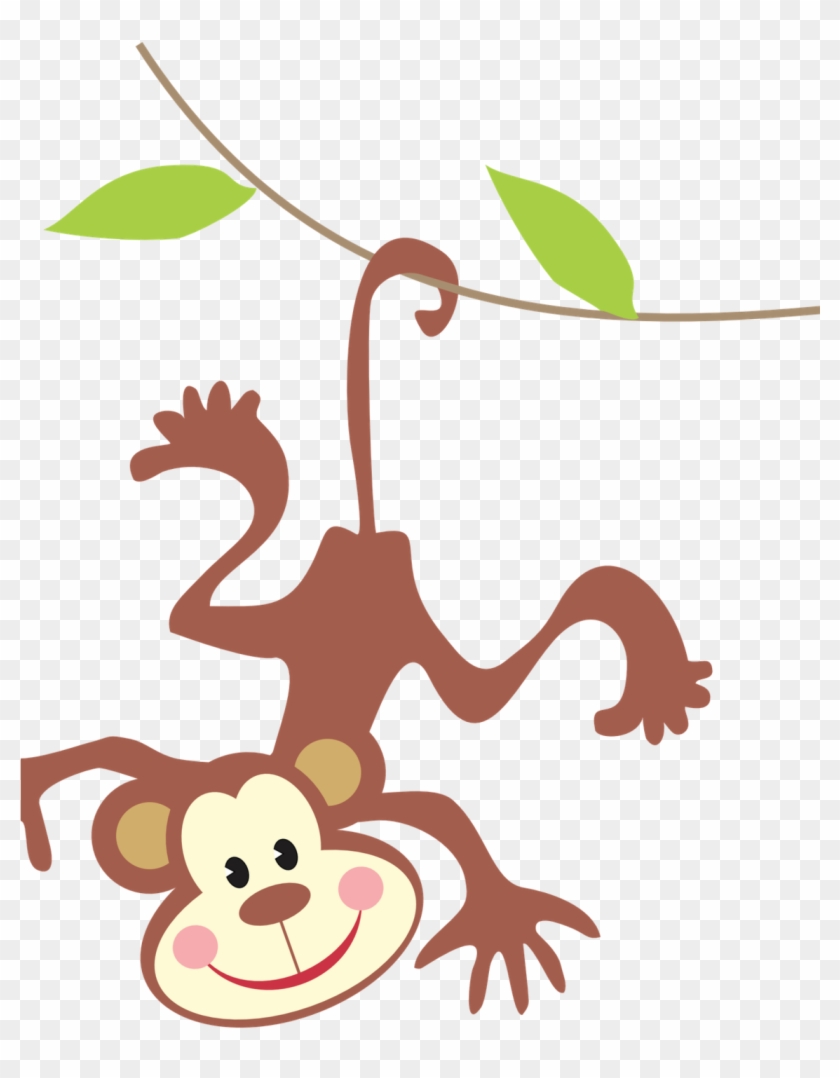 Monkey Jungle - Clip Art #667981