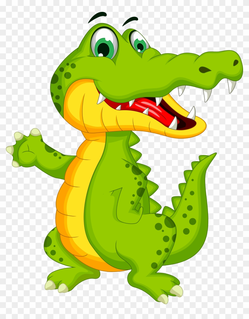 Crocodile Alligator Cartoon Illustration - Alligator Cartoon #668058