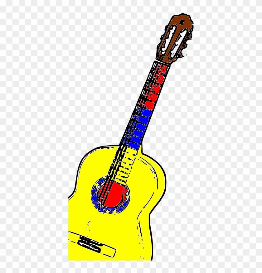 Free Vector Guitarra Colombia - Colombia Clip Art #668322
