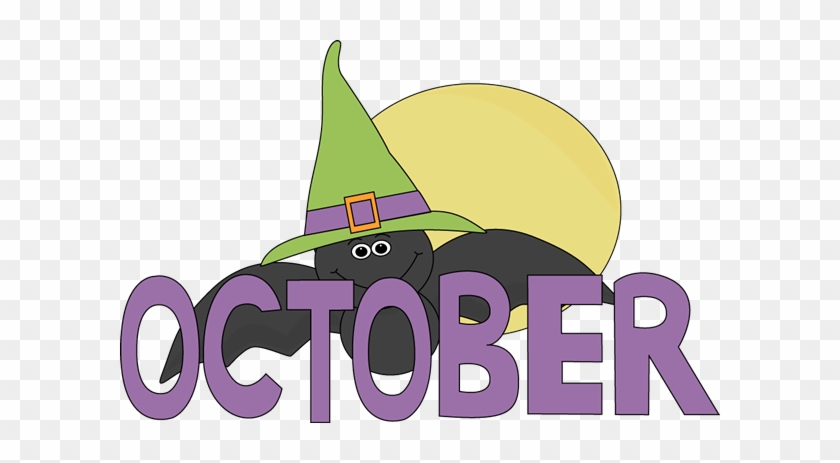 Month Of October Halloween Bat Clip Art Month Of October - October Clipart #668398