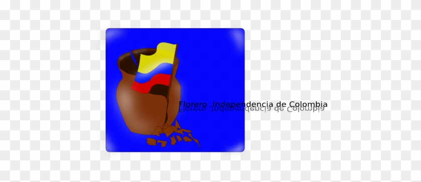 Florero Colombia Clipart - Colombia #668415