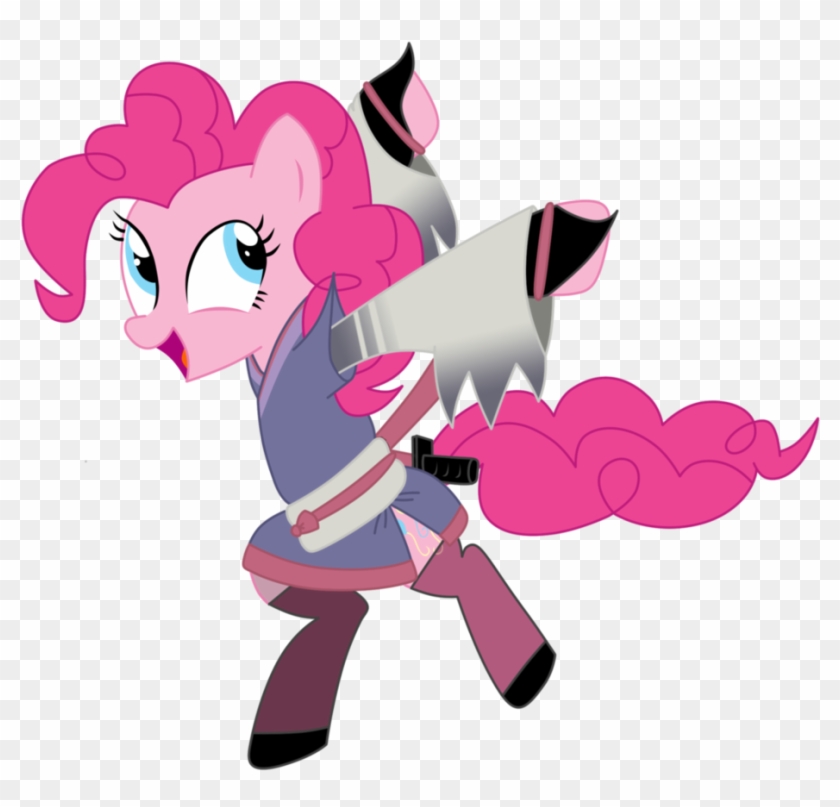 Pinkie Pie Ninja By Bloodey3 - Cartoon #668563