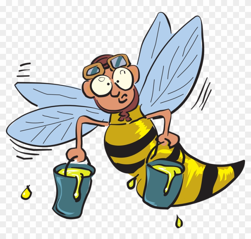 Jokes Corner - Worker Bee Cartoon Bee #668629