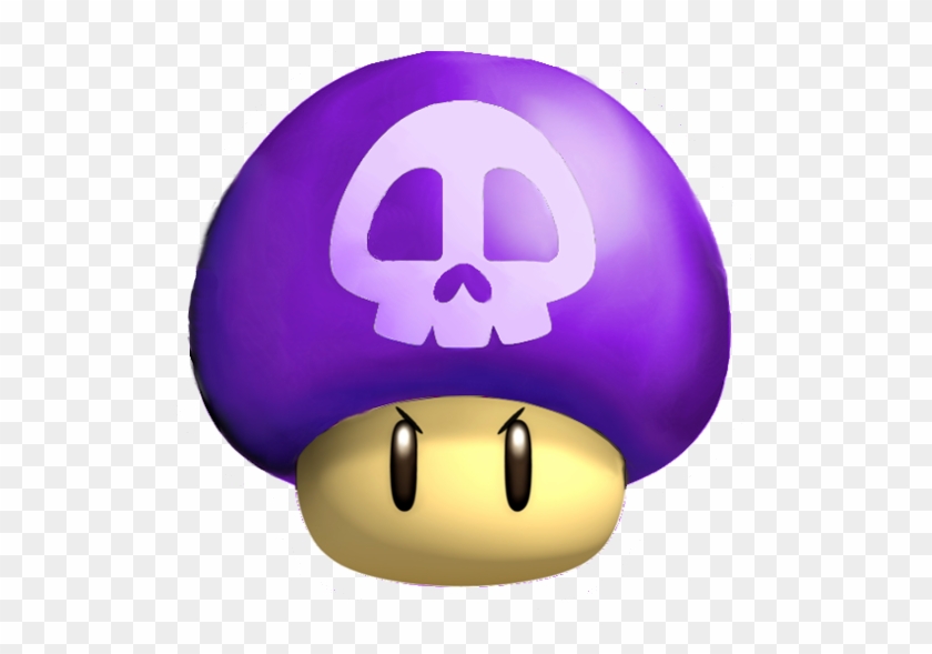Mushroom From Super Mario Poison Mushroom Super Mario - Super Mario Poison Mushroom #668728