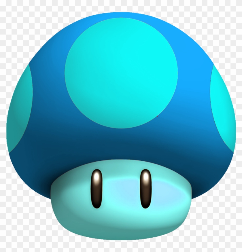 Super Mario Blue Mushroom #668735