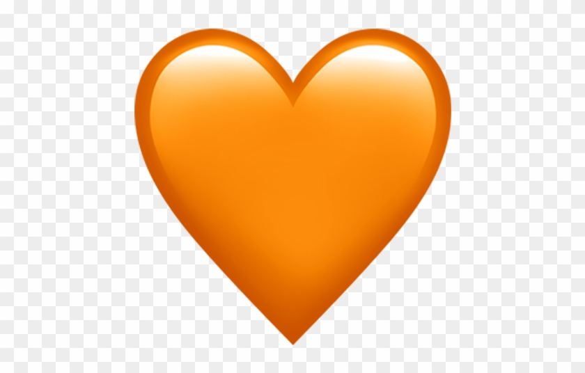 Link To Slideshow - Iphone Orange Heart Emoji #668759