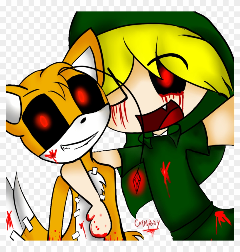 Tails Doll And Ben Drowned Selfie By Catalyshy - Tails Doll X Ben Drowned #668866