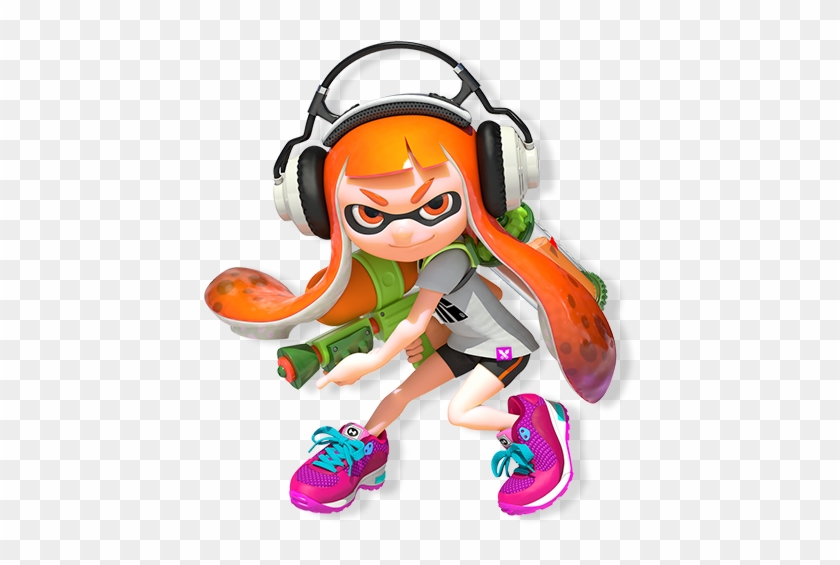 Splatoon Inkling Girl Orange By Squ - Splatoon Inkling Girl #668883