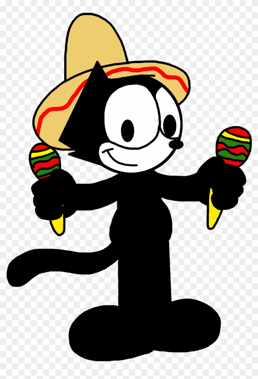 Felix The Cat Cartoon Animation Clip Art - Mexican Felix The Cat #669041