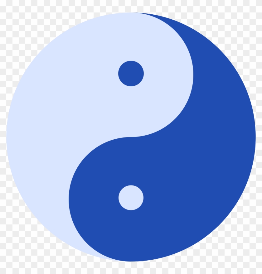 Big Image - Yin Yang In Blue #669123