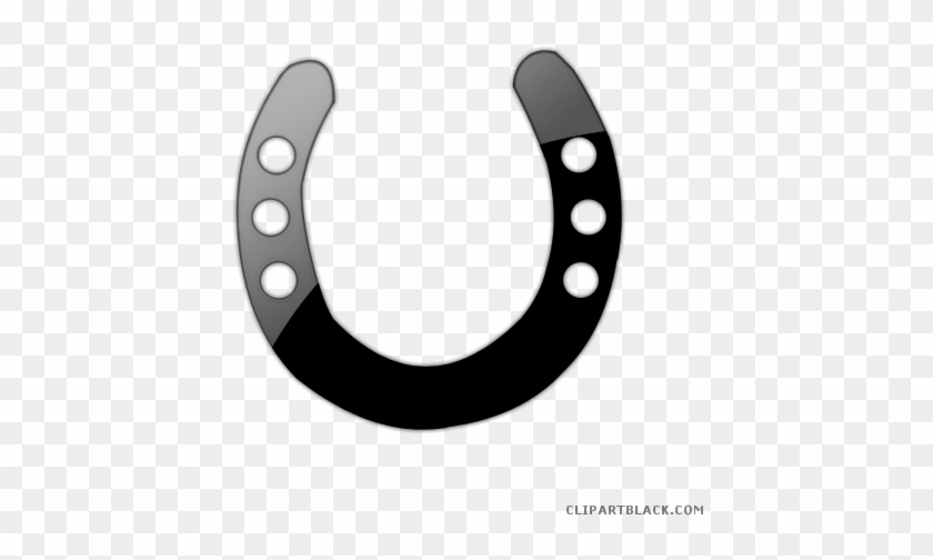 Black And White Horseshoe Animal Free Black White Clipart - Horseshoe #669522