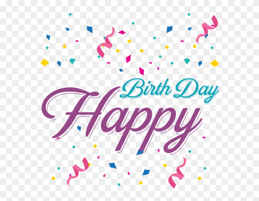Happy Birthday Lettering, Happy, Birthday, Birth Png - Cumpleaños Letras #669687