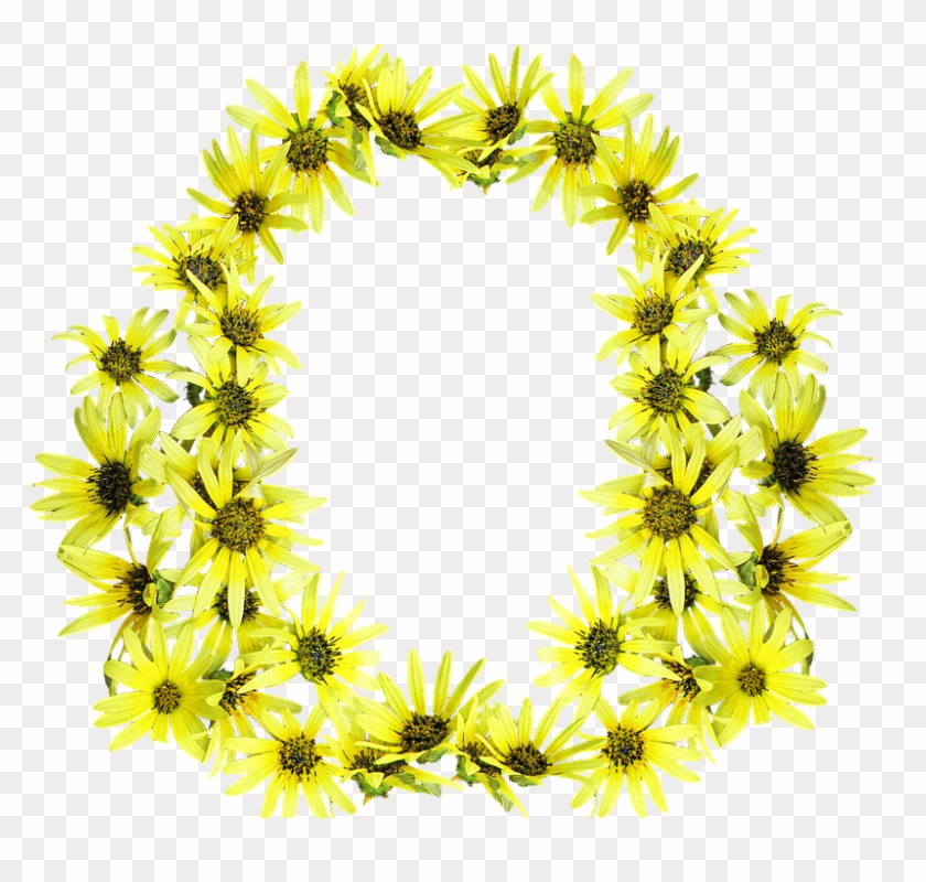 Wildflower Frame Cliparts 12, - Design #669782