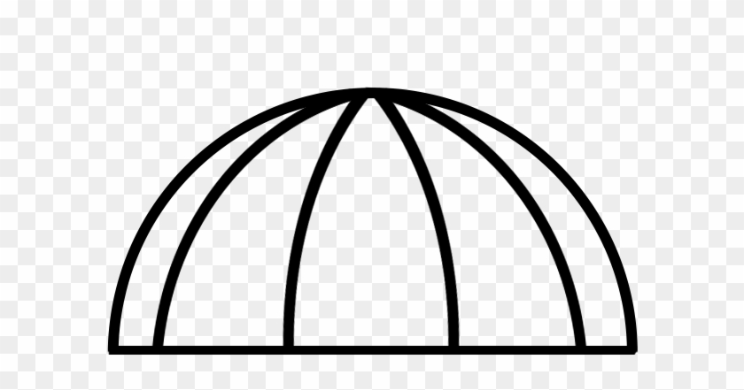 Dome Awnings Are Frequently Referred To As Half Round - Circle #670276