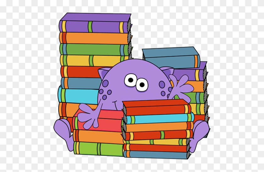 Read To Me - Monster Book Clipart #670472