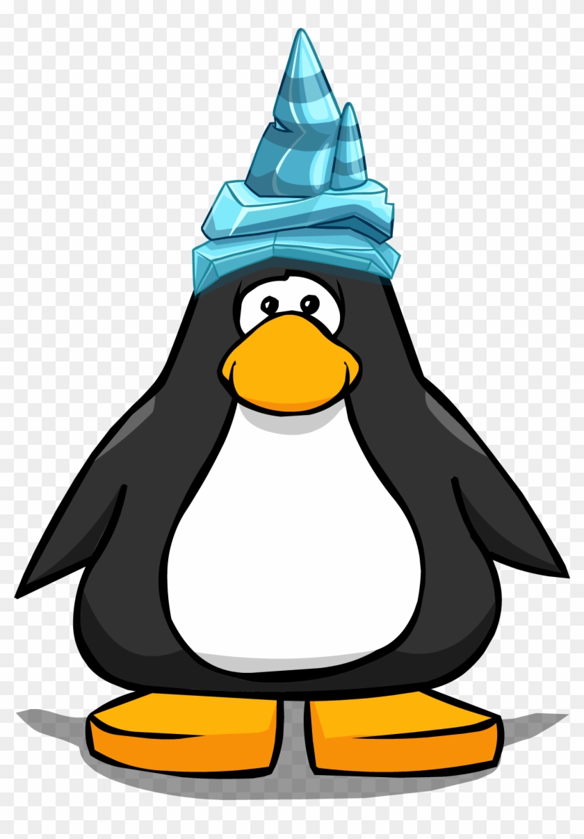 Ice Party Hat Player Card - Club Penguin Ninja Mask #670517