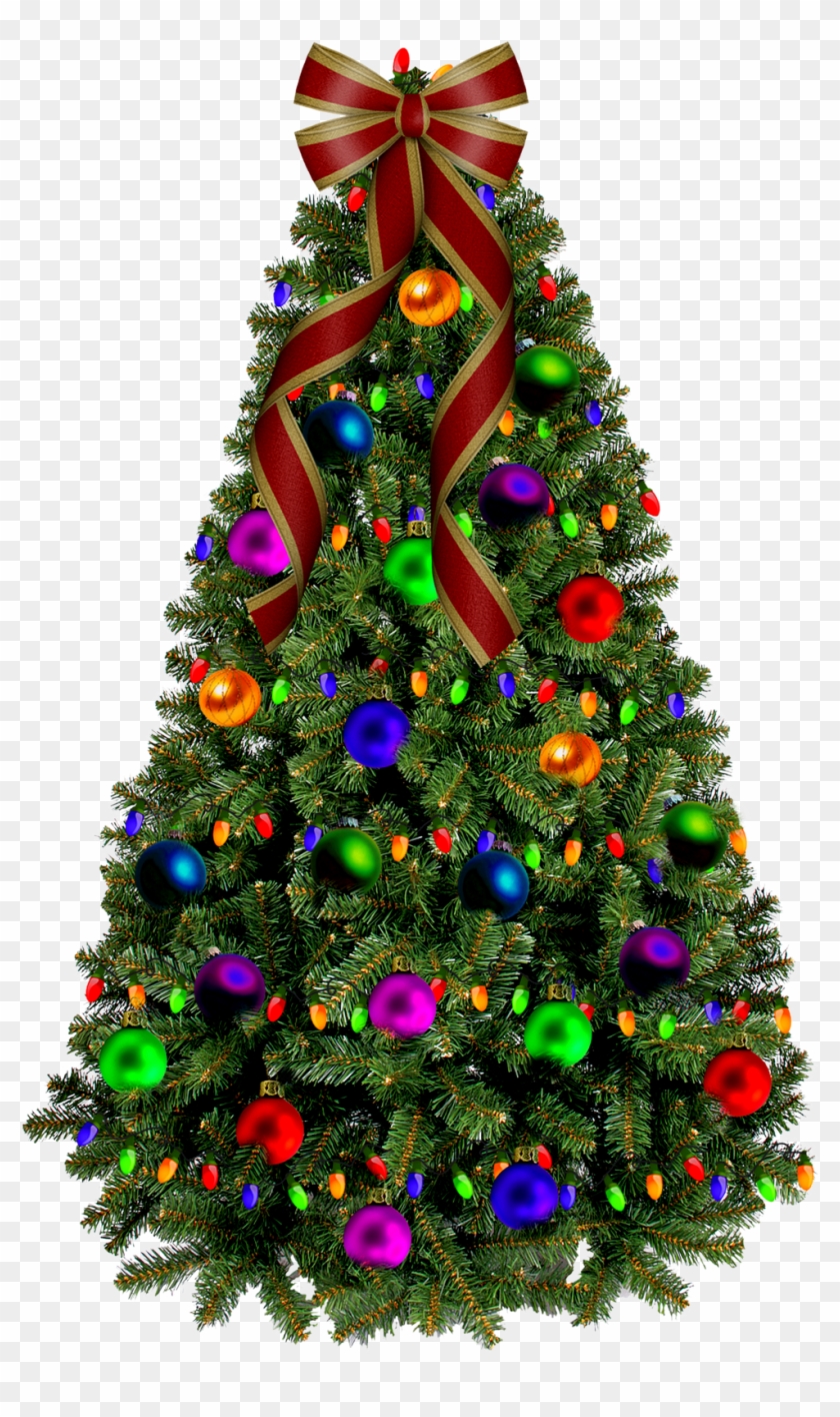 Christmas Tree Rectangle Car Magnet #670629