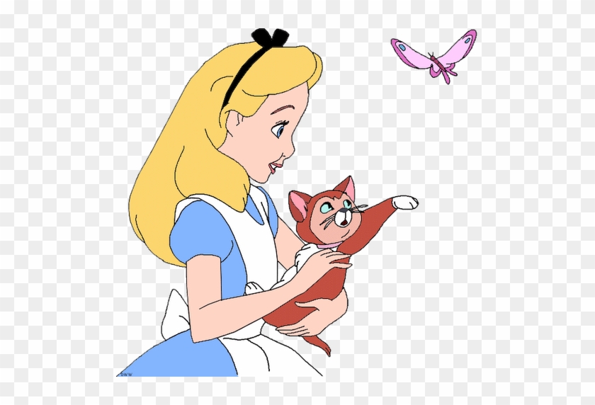 Alice No Pais Das Maravilhas,png - Alice In Wonderland And Her Cat #670698