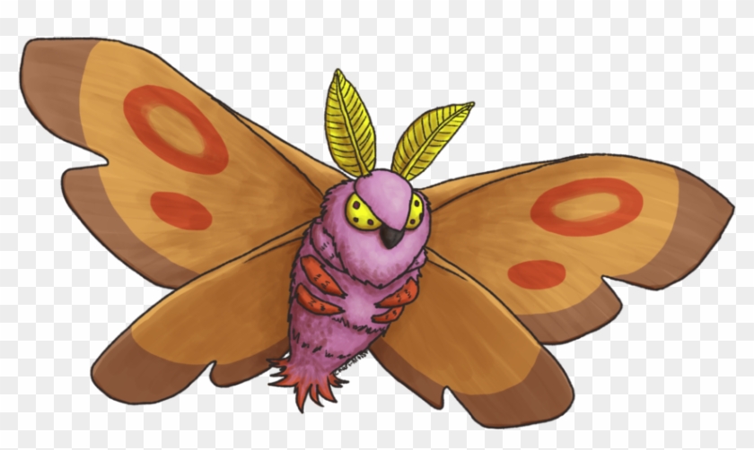 Shiny Dustox By Chari-artist - Rosy Maple Moth - Free Transparent PNG Clipa...
