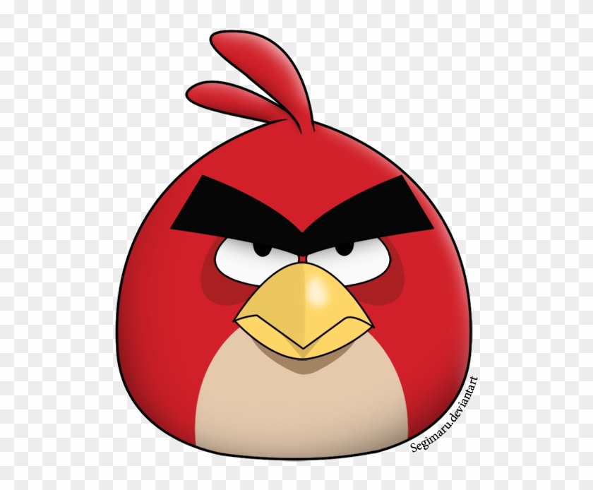 Red The Angry Bird By Segimaru On Deviantart Red The - Printable Angry Bird Face #670794