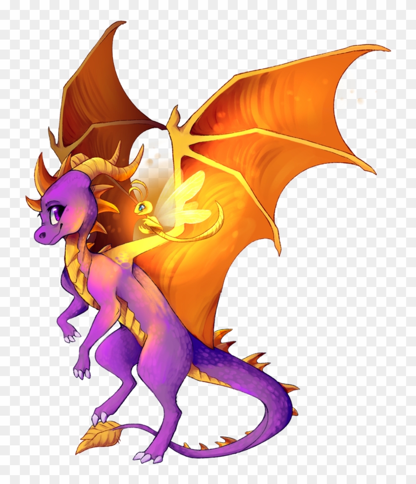 The Purple Dragon By Uvrenaux - Cute Spyro The Dragon #670798