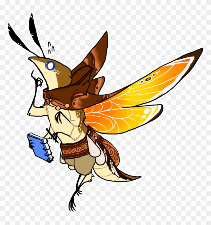 Moth Mage By Pyrrhociconia - Cartoon #670802