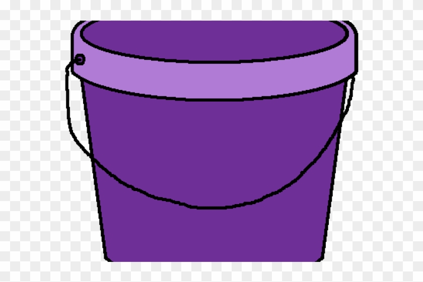 Purple Clipart Bucket - Purple Clipart Bucket #671000