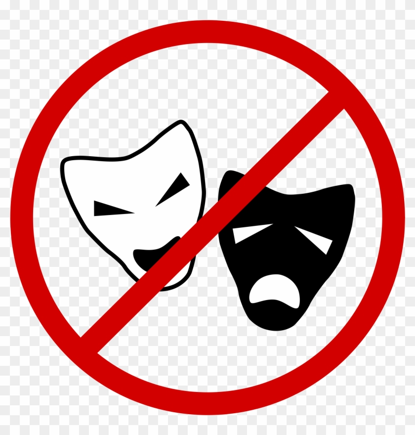 Theatre Mask Clipart 15, Buy Clip Art - Happy Face Sad Face #671038