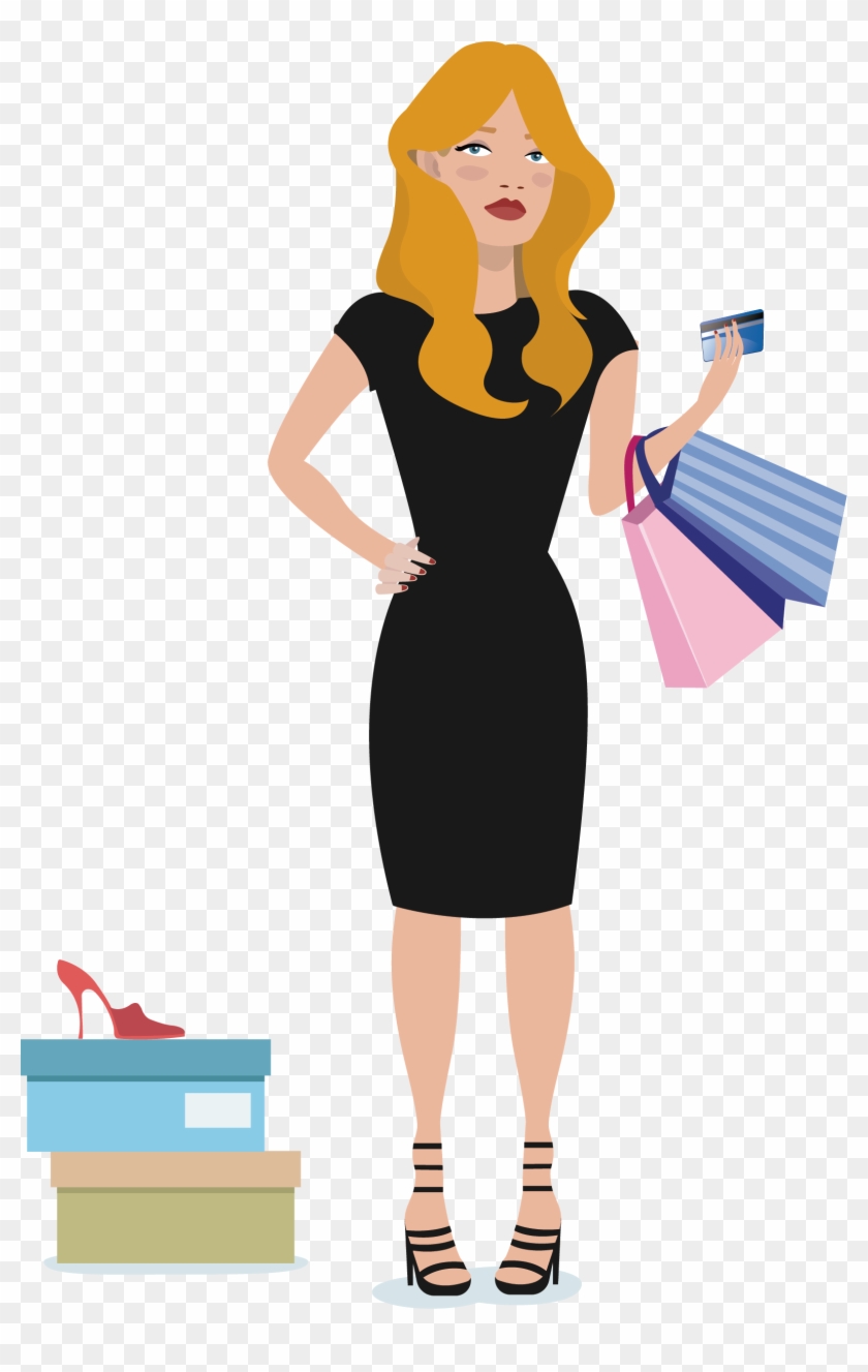 Euclidean Vector Fashion Icon - Woman Vector #671121