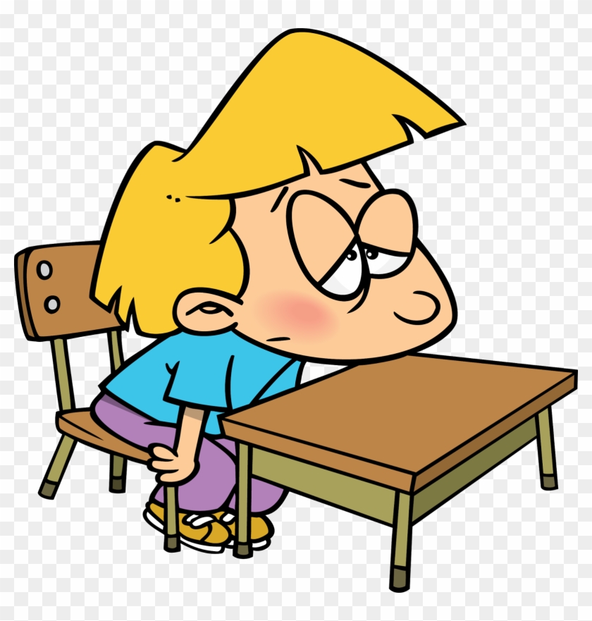 Cartoon Boredom Clip Art - Tired Clip Art #671216