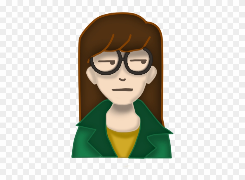 7 - Daria - Girl With Glasses Emoji #671336