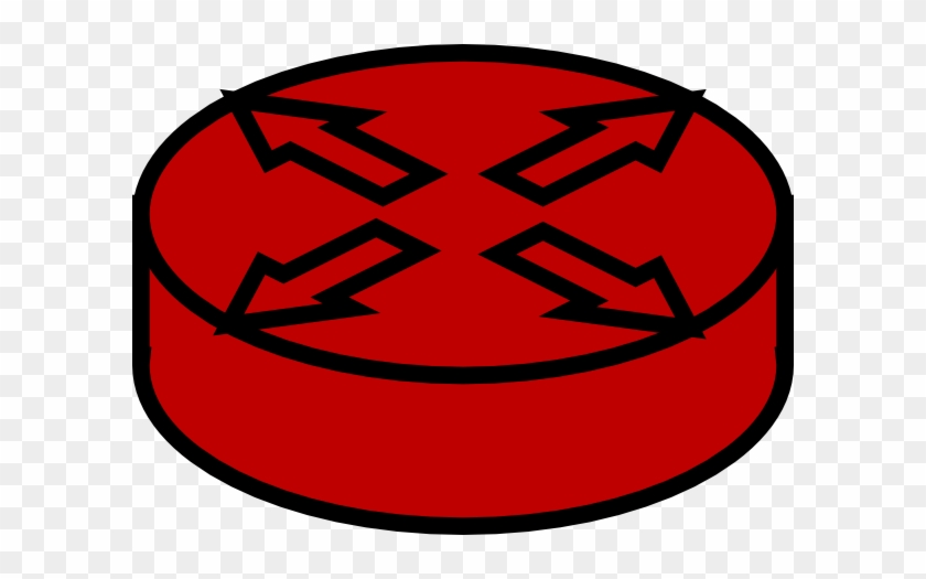 Router Red Clip Art At Clker - Clip Art #671387