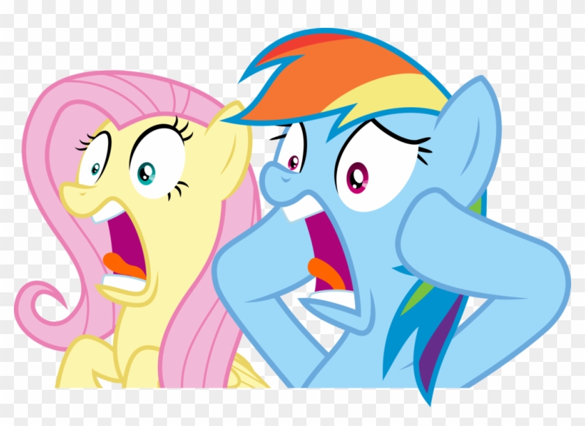 Most People Don't Understand How Technology Works - Fluttershy And Rainbow Dash Gif #671417